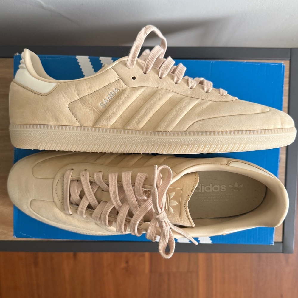 Adidas Samba Sneakers in “Sand” Colorway (WORN ONCE) - Picture 2 of 3